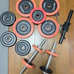 トレーニングベンチとプレートいくつ　の画像