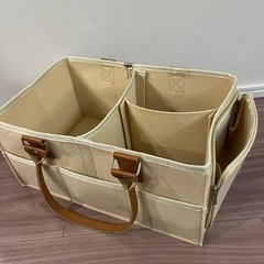 【無料　近日処分予定】折りたたみ　フェルト製　オムツボックスの画像