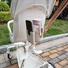  2in1ベビーカー用　ドリンクホルダー　ベージュの画像
