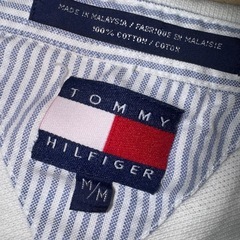TOMMY HILFIGER ポロシャツ 半袖ポロシャツ 半袖 M クロップド丈 ショート丈の画像