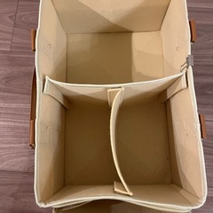 【無料　近日処分予定】折りたたみ　フェルト製　オムツボックスの画像