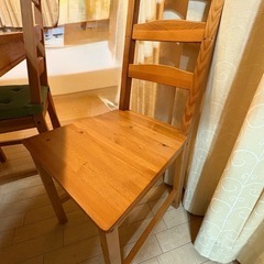 【決定済】IKEA ヘーゲルネス（テーブル＆チェア4脚） の画像