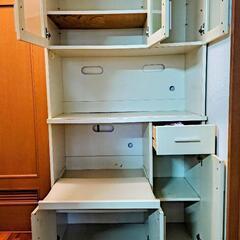 【お話し中】レンジボード食器棚の画像