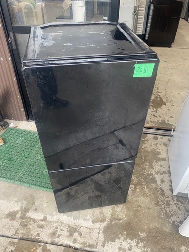 NO B418?福岡市内配送設置無料✨?ユーイング U-ING 冷蔵庫 （110L・右開き） 2ドア ギャラクシーブラック UR-F1