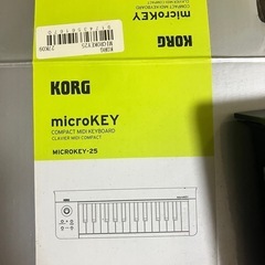 KORG micro key 25  midiキーボード　DAWの画像