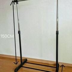 IKEAの棚+洋服ラックの画像