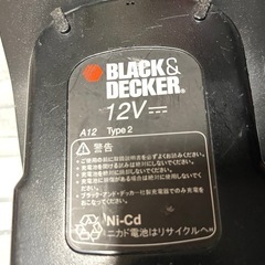 BLACK&DECKER SX5000 電動インパクトドライバー 12Vの画像