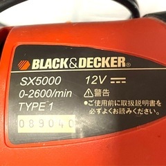BLACK&DECKER SX5000 電動インパクトドライバー 12Vの画像