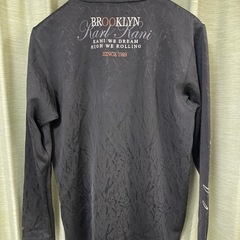 カールカナイKarl Kaniハーフジップ 長袖Tシャツ 総柄 サイズL ゴルフの画像