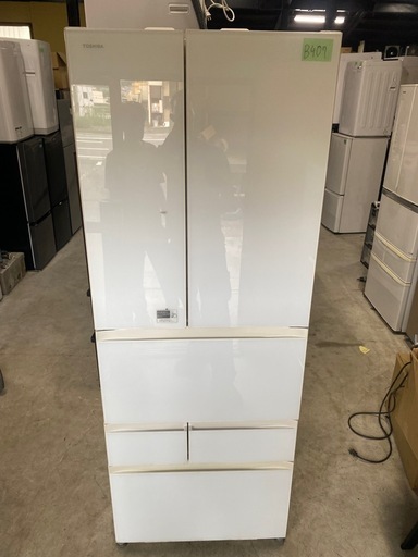 NO B407?福岡市内配送設置無料✨?東芝 TOSHIBA マジック大容量 FVシリーズ 冷凍冷蔵庫（551L・フレンチドア） 6ド