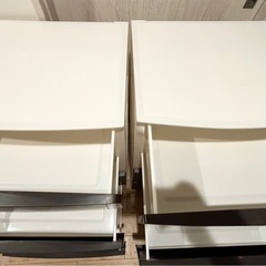 収納ケース　カラーボックス　2点セット　タンス　4段ボックスの画像