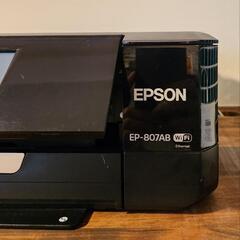 【美品】EPSONプリンター　EP -807ABの画像