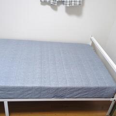 IKEA ベッドフレームすのこマットレスセットの画像