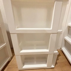 3段ボックス　収納ケース　透明　クリアケースの画像