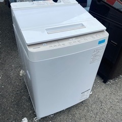 NO B405🌈福岡市内配送設置無料✨🌈AW-BK10SD8-W 全自動洗濯機 ZABOON（ザブーン） グランホワイト [洗濯10.0kg /乾燥機能無 /上開き]  2019年の画像