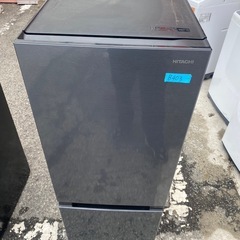 NO B403🌈福岡市内配送設置無料✨🌈日立 154L 2ドアノンフロン冷蔵庫 オリジナル メタリックグレー RL-154KAE7 2019年の画像