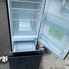 NO B403🌈福岡市内配送設置無料✨🌈日立 154L 2ドアノンフロン冷蔵庫 オリジナル メタリックグレー RL-154KAE7 2019年の画像