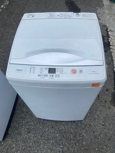 NO B401?福岡市内配送設置無料✨?AQUA　全自動洗濯機AQW-H74 7kg 2021年