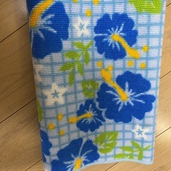 新品⭐︎ハイビスカス🌺ロングキッチンマット✨の画像