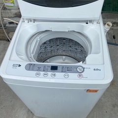 NO B399 🌈福岡市内配送設置無料✨🌈ヤマダ電機オリジナル　全自動電気洗濯機　(6.0kg) HerbRelax YWM-T60A1の画像