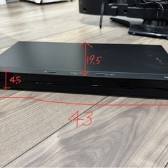 【AQUOS】24型テレビ➕BluRayディスクレコーダーの画像