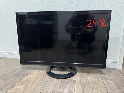 【AQUOS】24型テレビ➕BluRayディスクレコーダー