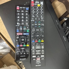 【AQUOS】24型テレビ➕BluRayディスクレコーダーの画像