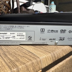 【AQUOS】24型テレビ➕BluRayディスクレコーダーの画像