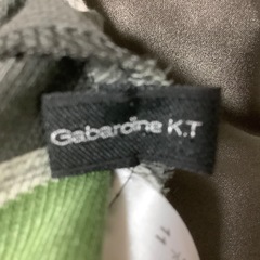 Gabrdine K.T ギャバジン　チュニック　グリーン　サイズ46の画像