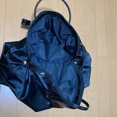 女性用ハンドバック(黒）　ほぼ未使用の画像