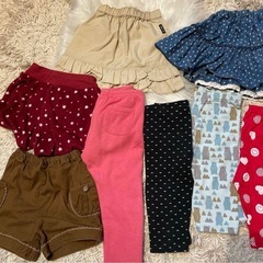 【サイズ90-95】女の子　服 ボトムス10点まとめ売り①♡（期間限定出品）の画像