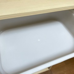 IKEAかニトリ　TROFAST 収納ラック ボックス付きラック　おもちゃ収納の画像