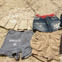 【サイズ90-100】女の子　服 ボトムスまとめ売り6点セット※新品あり※②♡（期間限定出品）の画像