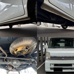 エブリイワゴン⭐︎車検新規2年付き⭐︎コミコミ25万円⭐︎4WD⭐︎夏冬タイヤ付き⭐︎の画像