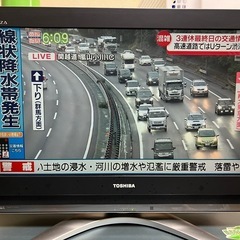 TOSHIBA 26型TVの画像