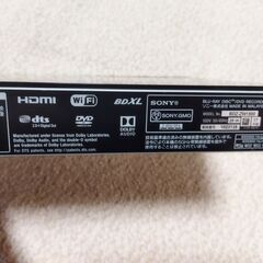 【ジャンク品】SONYブルーレイディスク/DVDレコーダーBDZ-ZW1500の画像