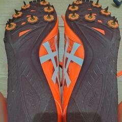 ほぼ新品！asics陸上用スパイク　27.5cmの画像