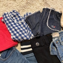 【サイズ90-95】女の子　服 ボトムスまとめ売り8点セット④【ミキハウス babyGAP UNIQLOなど】♡（期間限定出品）の画像