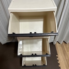 【クリーニング済】3段仕分けゴミ箱の画像