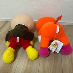 BIGぬいぐるみ　アンパンマン&ドキンちゃんの画像