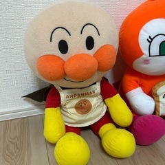 BIGぬいぐるみ　アンパンマン&ドキンちゃんの画像