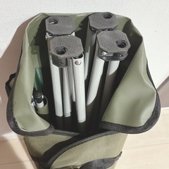 キャンプチェアー アウトドアチェア キャンプチェア 折りたたみチェア 折りたたみ椅子 グリーンの画像