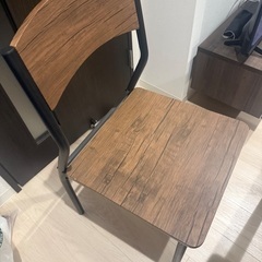 【一年使用・美品】RASIK ダイニングセット（テーブル＋チェア2脚）の画像