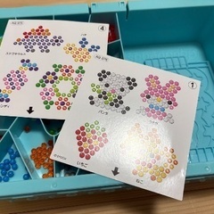 アクアビーズ　箱＋ビーズ少の画像