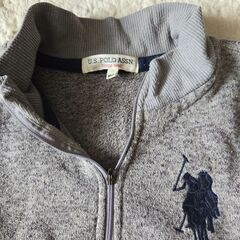 U.S.POLO ASSN. スウェット 160cm 上下 グレー ブルゾンの画像