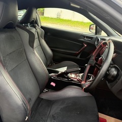 極上86 パールホワイト　車高調　18インチ社外ホイール　TRDエアロの画像