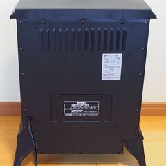 【中古品】 　ニトリ　暖炉型ファンヒーター BLT-999B-2-S-BKの画像