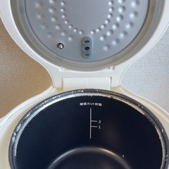 LOCABO糖質カット炊飯器 JM-C20E-B/W 白の画像