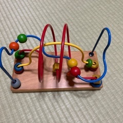 木のおもちゃ３点　コースター&タワースロープ&汽車