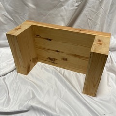 木製 踏み台 スツール 幅40cm×奥行22.5cm×高さ16cmの画像